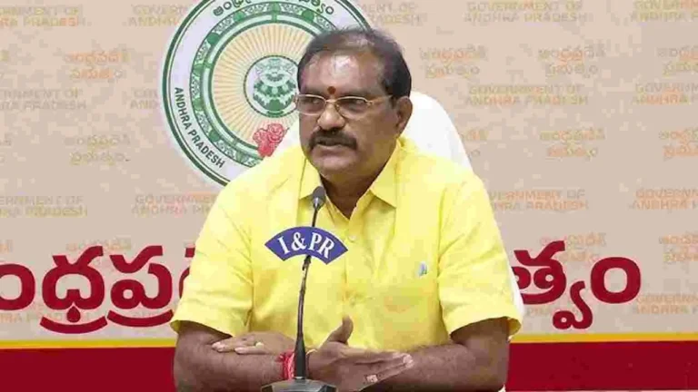 Minister Rama Naidu slams Telangana Making False claims on Banakacharla Due To Internal political Infighting