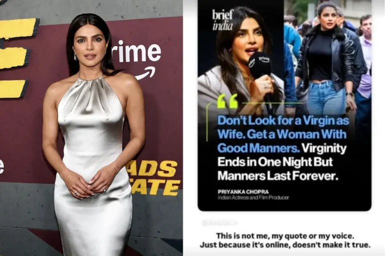 Priyanka Chopra Denies Making Viral Remarks on Virginity