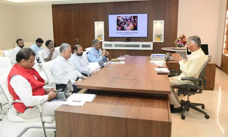 Zero Fare Ticket Scheme for Women to Be Implemented from August 15: CM Chandrababu