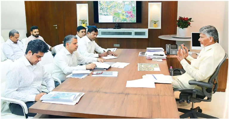 CM Chandrababu Asks To set Up A Logistic corporation To Manage Transport of Goods From AP