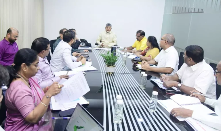 CM Chandrababu Asks officials To Be on Alert In The wake of Heavy Rains