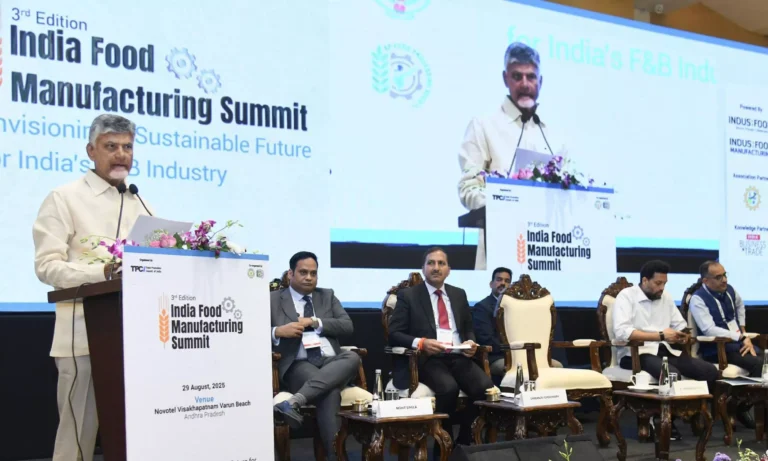 CM Chandrababu projects Rs 1 lakh crore Investments In Food processing, Aqua, Agro-Based Industries