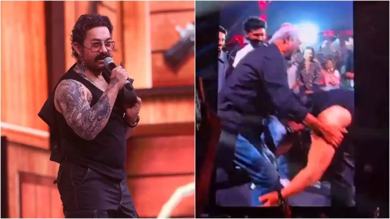 Aamir Khan Touches Rajinikanth’s Feet At Coolie Trailer Launch