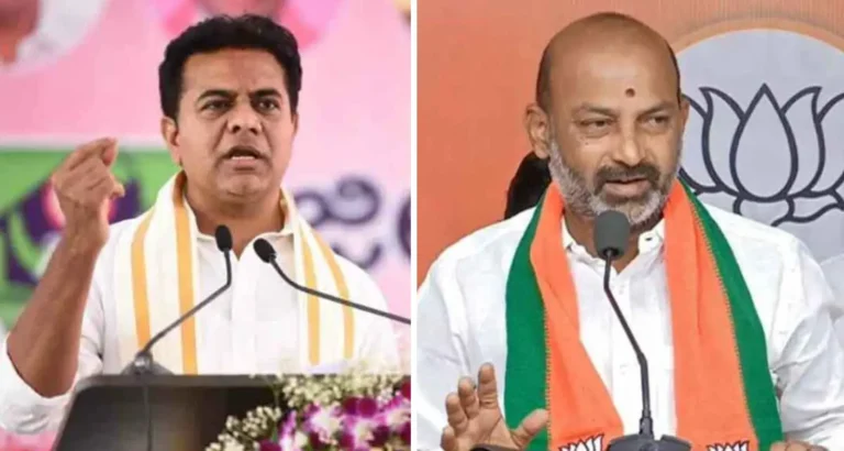 KTR sent A Legal Notice To Bandi Sanjay For speaking Lies In phone Tapping case