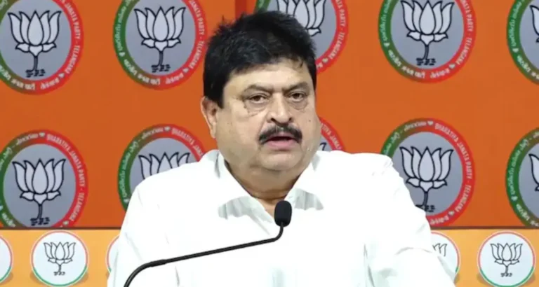 BJP state chief Rao slams Congress Delhi protest A Drama To conceal Its Failures