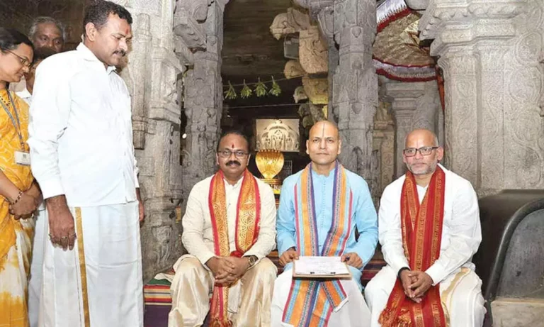 TTD EO Singhal suggests To Improve TTD services Accepting suggestions of Devotees world over