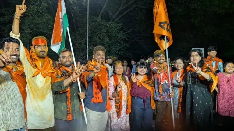 ABVP panel sweeps Hyderabad University Students’ Union