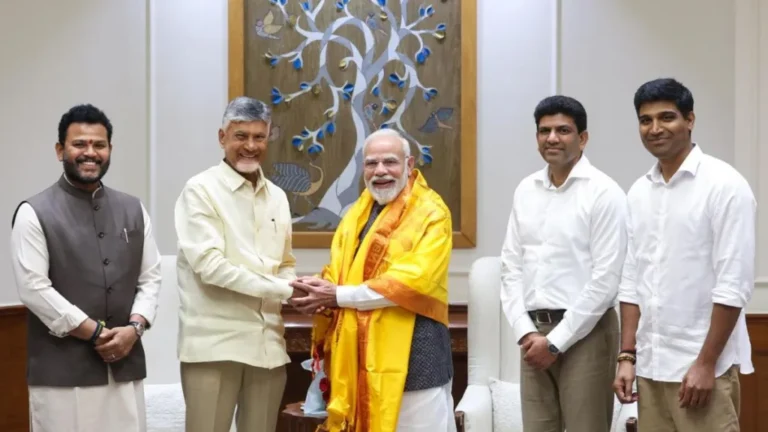 Chandrababu Naidu Meets PM Modi, Invites Him for Key Andhra Pradesh Events